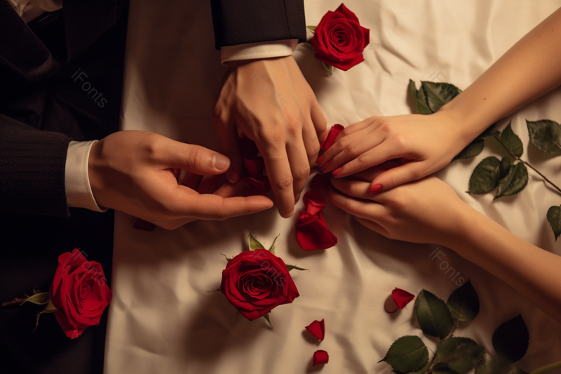 情侣手捧玫瑰花特写,高清,摄影图,摄影图片,图片大全,摄影图免费下载